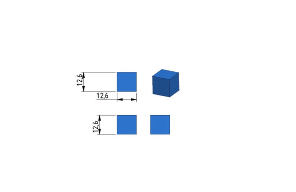 Stampo gommoso a cubo da 2 ml - 112 cavità